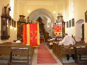 Svěcení znaku v kostele sv. Martina ve Zvoleněvsi